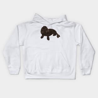 Black Maltipoo Kids Hoodie